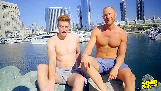 Blake Dominates: Smooth Stud Humps Kurts Huge, Veiny Dick – 18+