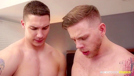 Frat Rivals Become Secret Lovers by Moonlight – Claiming Each Others Pleasure