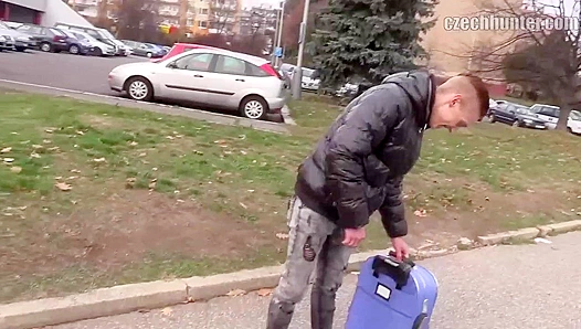 CzechHunter: Steamy Bareback Ride Filled with Intense Lust Between Two Young EU Twinks