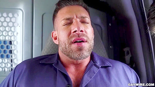 Bruce Beckham Takes Charge, Devours Derek Bolts Aching Sea-Dog Cock in Sweaty Threesome –