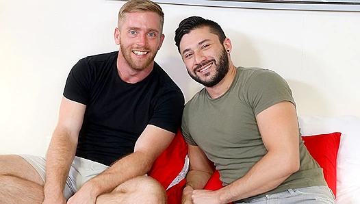 Scott Rileys Huge Dick Slams into Scott DeMarcos - Intense Raw Threesome