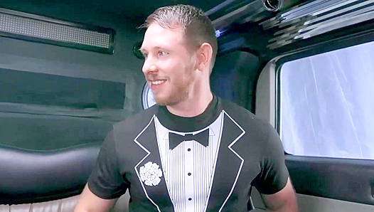 Steamy Backseat Encounter: Spencer Brians Impromptu Raw Ride in the Limo – GayPornHub 18+