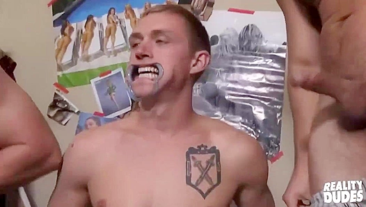 College Cock Tease: Slobbers Over Frat Bros Thick Meat in Busty Dorm –