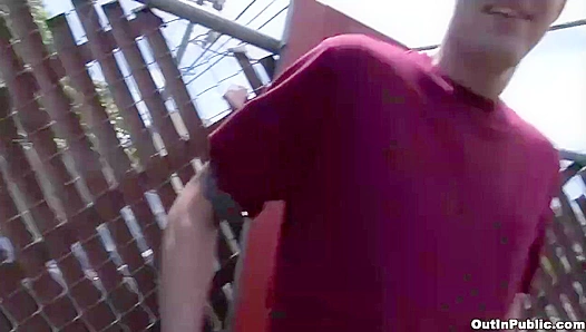 Jessie Lee and Craig Spades Raw, Passionate Fuck Behind the Dumpster – TinyGays 18+