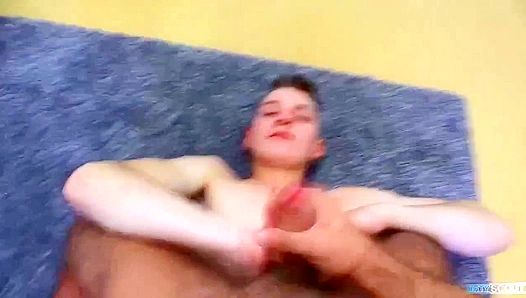 Free-Spirited Guy Receives Intense Facial After Raw, Wild POV Ass Play on Camera -