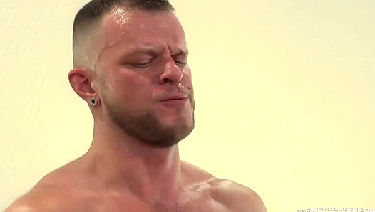 Wade Wolfgars Scorching Ride on Dickie James Tight Hole Ignites a Raging Raw Anal Affair