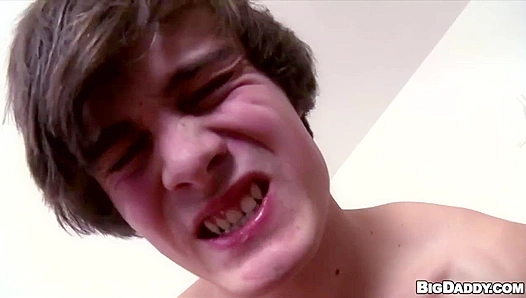 Pauls Raw Rampage: Fresh Hun Takes Long Locks Twink Justins Tight Hole for a Wild
