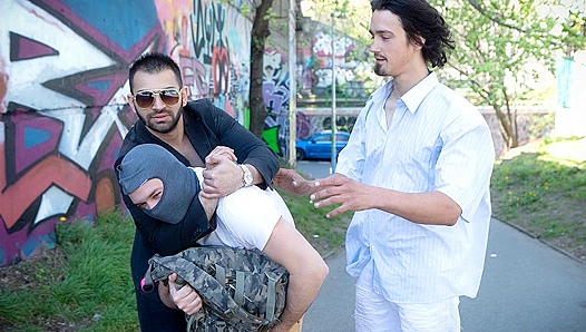 Luke, Peter Umans Thirsty Break-In Brawl: Raw, Unbridled Passion