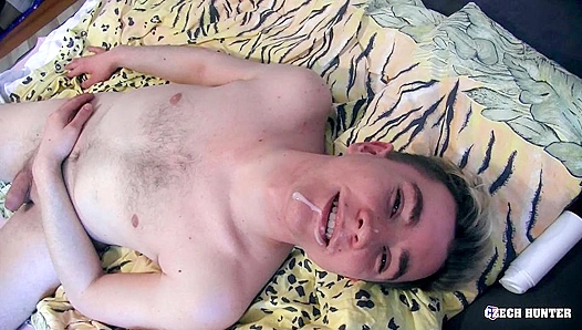Czech Hunter Scores Big with Chubby Cuties Deep Throating, Powerful Bareback Finish