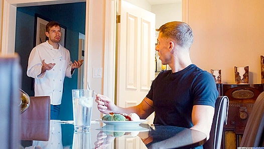 Chefs Appetite Ignited: David Skylar Served a Side of Lust by Justins Seductive Flirting