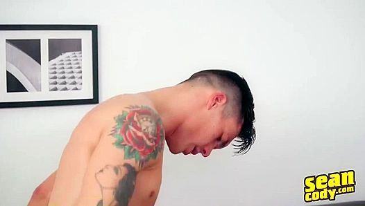 Steamy Doggy Pounder: Brysen Daves Throbbing Cock Goes Deep in Tight Hole