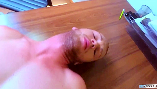 Hairy-Legged Novice Gets Rear-Pounding from Filthy Scout - GayXXX 18+