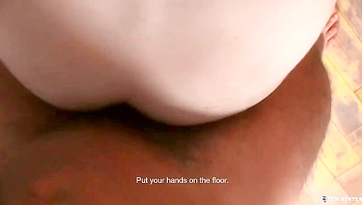 Czech Hunter Scores with a Horny Brunets Tight Hole for Raw Anal Delights