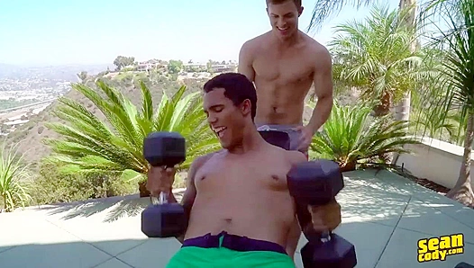 Murray Mounts Jayden Roughly for a Lewd Saddle-Sex Encounter