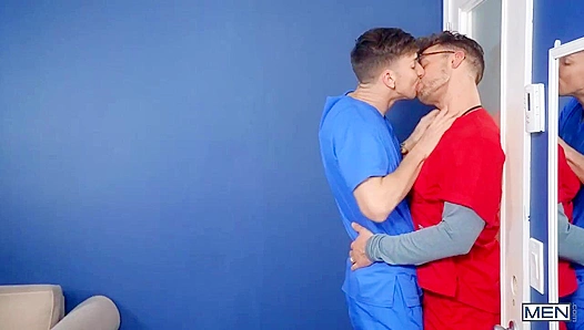 Steamy Hospital Hookup: Michaels Tight Hole Sizzles as Nurses Blaze His Fire – 18+