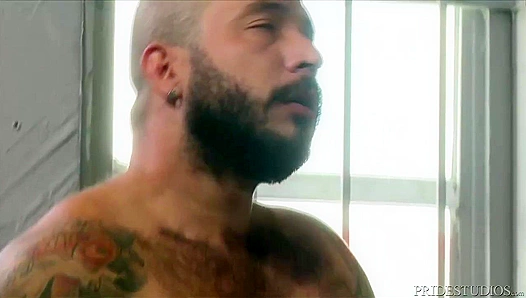 Steamy Shower Threesome: Atlas and Julians Wild Bear Encounter with Hung Older Men