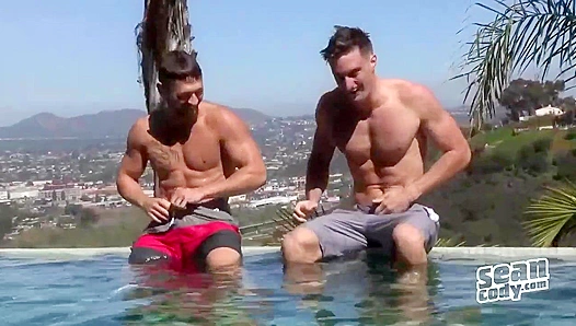 Deep Pounding Bareback: Ass Overflows with Hot Jizz in Wild Threesome – GayPornHub