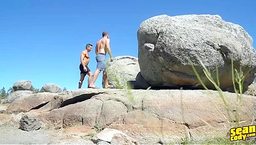 Jackson Mannys Raw Bedroom Rendezvous: Powerful Physiques Collide in Intense Gay Sex -