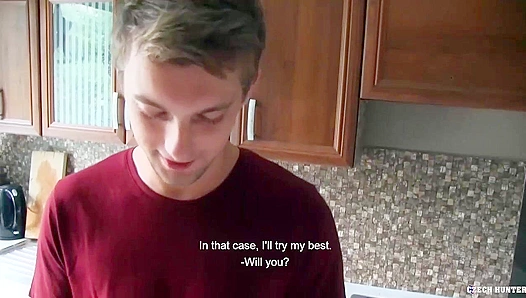 Muscular Twink Takes Cock Deep: Unfiltered POV Bareback Thrusts