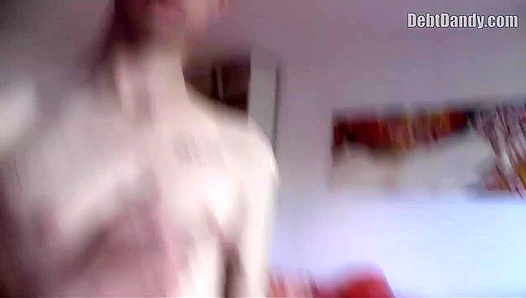 Rough Rear Ramming for Tattooed Teen: Unrelenting POV Thrusts Pay Off Debt at Debtors
