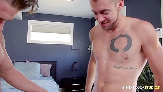 Neighboring Studs Ignite Passion: Dante Mikes Steamy Threesome – 18+