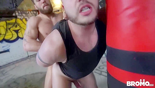 Muscled Men Collide In Steamy Post-Workout Throes