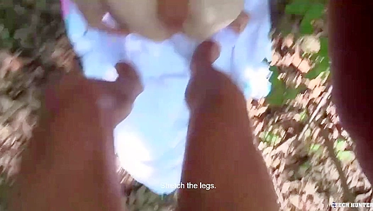 Rough Outdoor Raw: Skinny Boy Takes Thick Cock Up His Tight Hole in Public - XXXGay18Plus