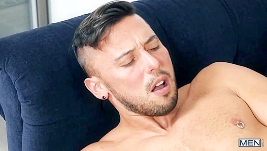 Dantes Throbbing Cock Pounds Shanes Tight, Tattooed Hole Deep