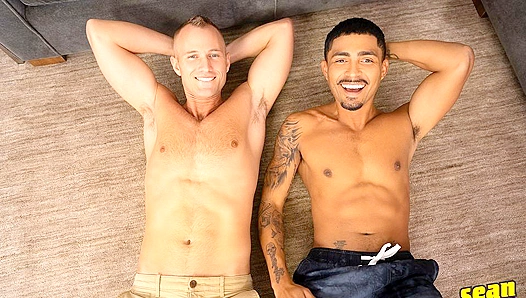 Blonde Stallion Blake Devours Ashers Hungry Dark Hole - Steamy Threesome Thrills