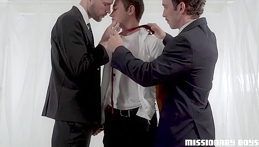 Three Senior Men Unite for Thrilling Anal Orgy - Elderly Threesome Explicit 18+