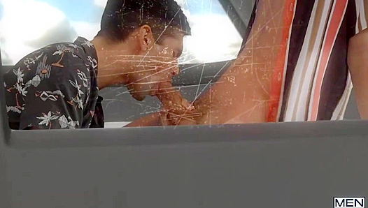 Officer DeAngelo Dominates Ty Joey in Steamy Rough Sex – 18+ GayPorn