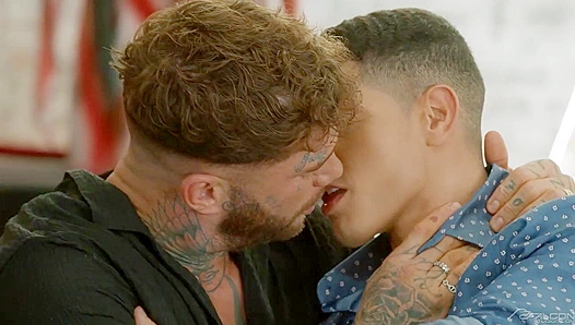 Muscular Latino Stud Impales Cute Twink, Pounding Him Senseless with Hung Thighs