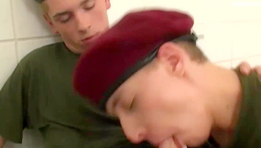 Armed Ready: Fresh-Faced Twink Matt Woody Takes On Rough Army Drill – GayXXX