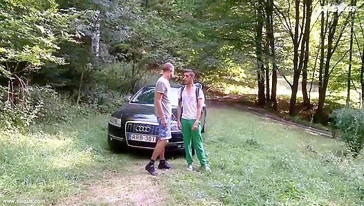 Daniel Wolt Danny Watson Go Wild on the Porch: Intense Pounders in Raw Outdoor Hardcore -