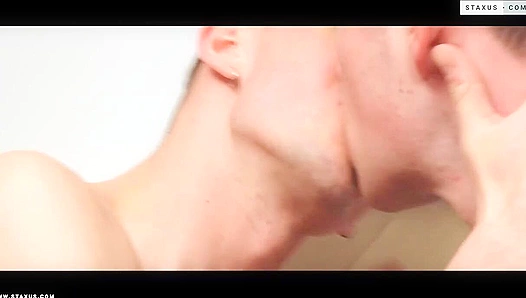Kierons Hung Thug Craves Trents Meaty Dildo for Deep Anal Thrills – GayXXX