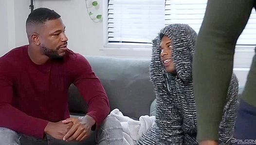 Adrian Reigns Ripped Muscles Thrust Hard on the Sofa for a Raw, Intense Fuck Session -