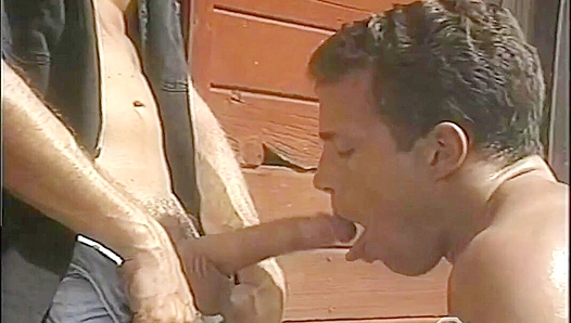 Double Delight: Steve Harper Tony Hampton Worship Steve Marks Massive Cock at Falcon
