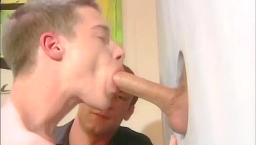 Four Hung Studs Share Gloryhole Thrills - Falcon Studios