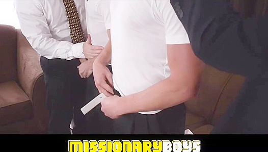 College Cuties Steamy Missionary Dream: Sucking Elder Buckleys Thick Cock