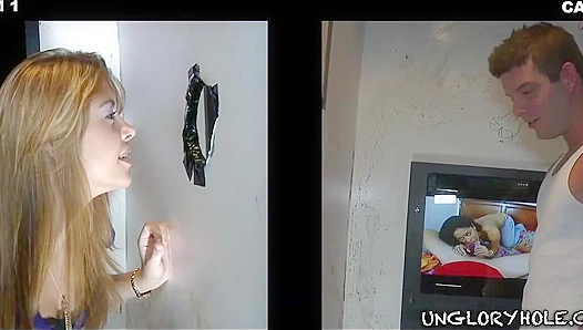 Young Hotties Alexander Shawns Steamy Glory Hole Orgy – 18+