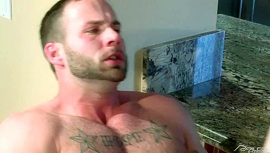 Connor Chris Engage in Steamy Bareback Play with Huge Dicks - Falcon Studios