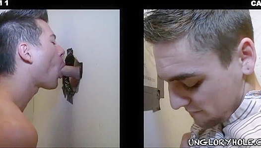 Steamy Glory Hole Threesome: Zakk, Johnny Torques Hungry Oral Adventure