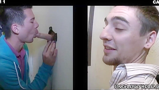 Steamy Glory Hole Threesome: Zakk, Johnny Torques Hungry Oral Adventure