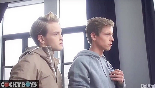 Steamy BTS: Jett Black and Kevin Warhol Pound Each Other in Heated Threesome – CockyBoys