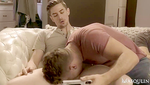 Calvin Paul Ignite Scorching Passion in Steamy NextDoor Threesome