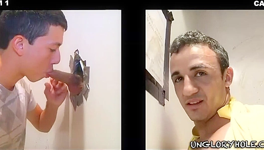 Romero Ericks Glory Hole Thrill Ride: Hung Throb Swallows Deep Inside