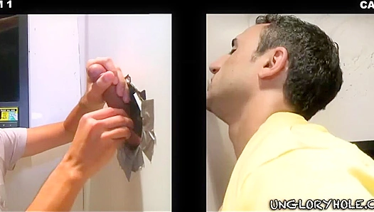 Romero Ericks Glory Hole Thrill Ride: Hung Throb Swallows Deep Inside