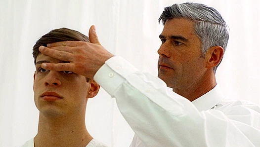 Elders Dominance Unleashed: Subservient Teen Enjoys Intense Oral Service in Classic