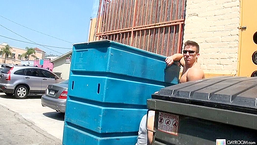 Adam Russo Takes Huge Load Down Throat – Steamy Backroom Blowjob Scene – GayXXX