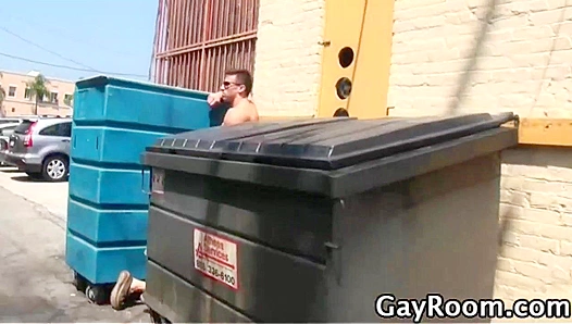 Adam Russo Takes Huge Load Down Throat – Steamy Backroom Blowjob Scene – GayXXX